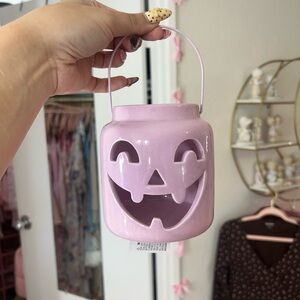 Pink Ceramic Jack-O’-Lantern Candle Holder – Ashland Pretty Wicked Collection